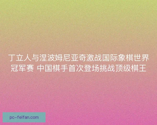 丁立人与涅波姆尼亚奇激战国际象棋世界冠军赛 中国棋手首次登场挑战顶级棋王